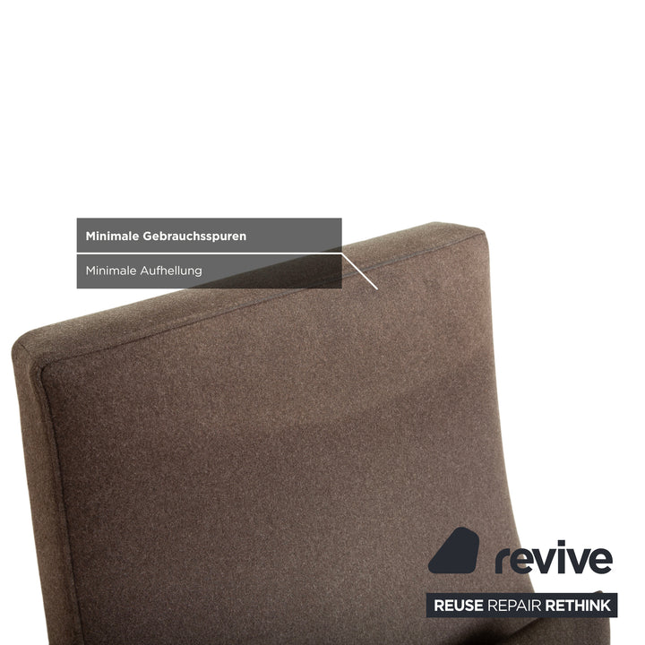 Ligne Roset Neo Sessel Stoff Grün Braun Khaki
