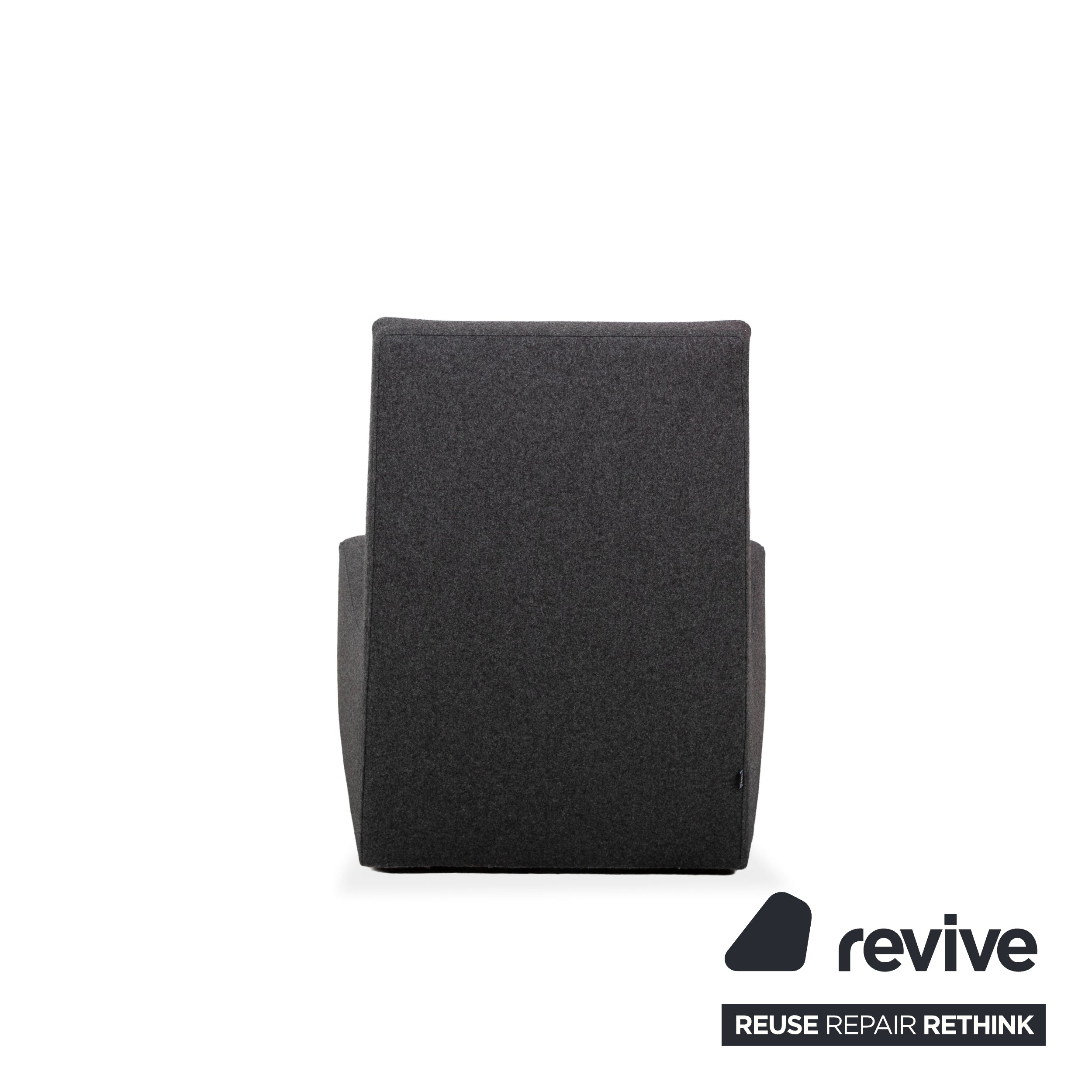 Ligne Roset Neo stoffen fauteuil grijs