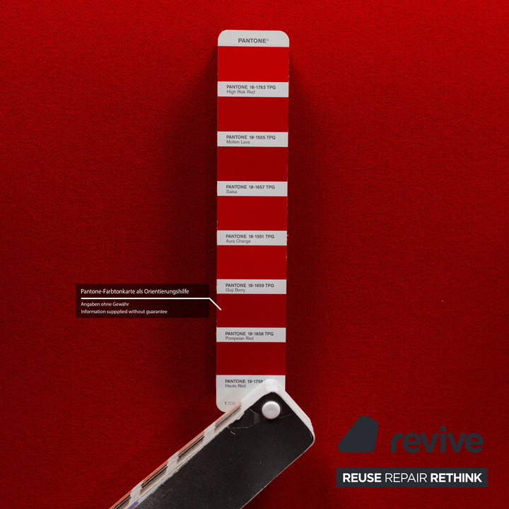 Ligne Roset Neo fabric armchair red