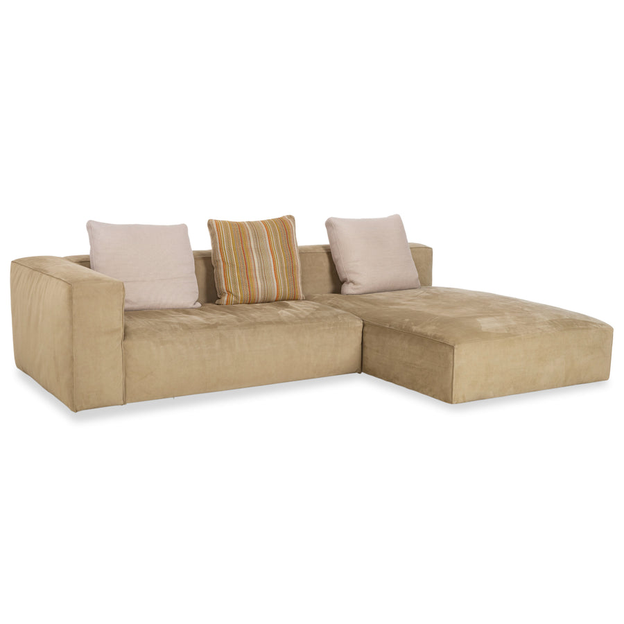 ligne roset NILS Stoff Ecksofa Beige Sand Sofa Couch