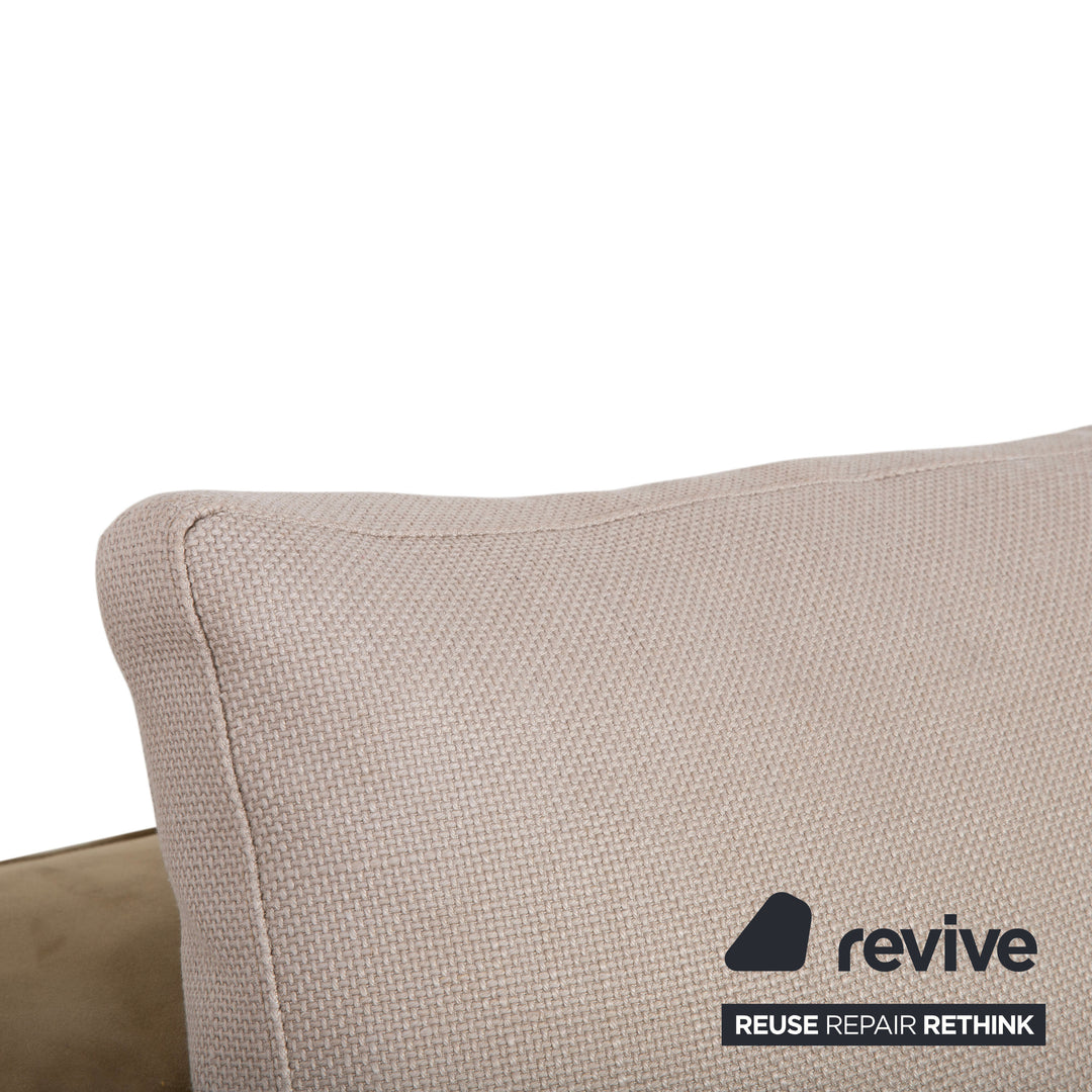 Ligne Roset NILS Fabric Corner Sofa Beige Sand Sofa Couch