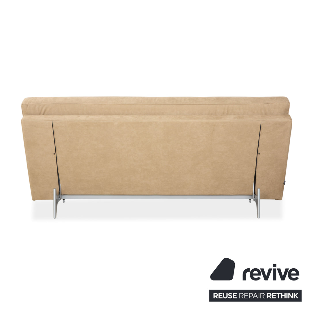 Ligne Roset Nomad fabric two-seater green grey khaki manual function sofa couch sleeper sofa