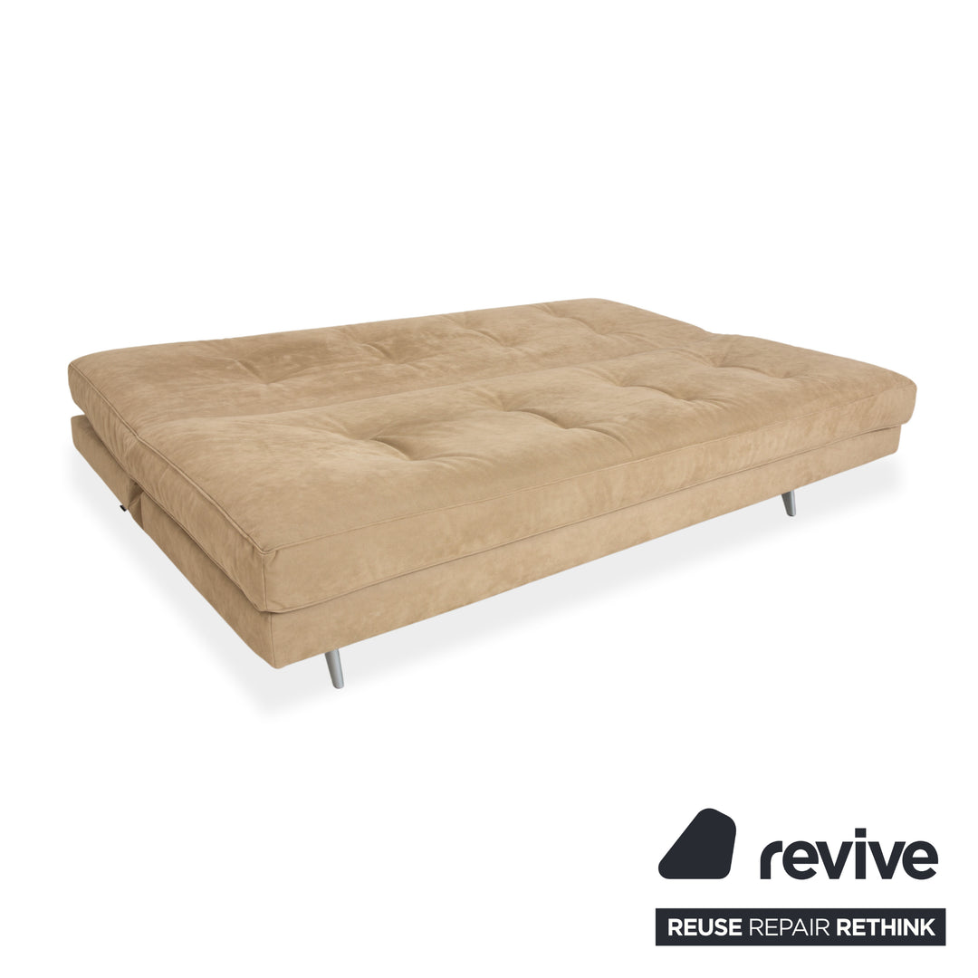 Ligne Roset Nomad fabric two-seater green grey khaki manual function sofa couch sleeper sofa