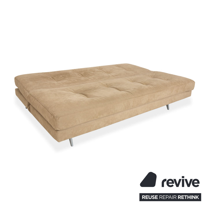 Ligne Roset Nomad fabric two-seater green grey khaki manual function sofa couch sleeper sofa