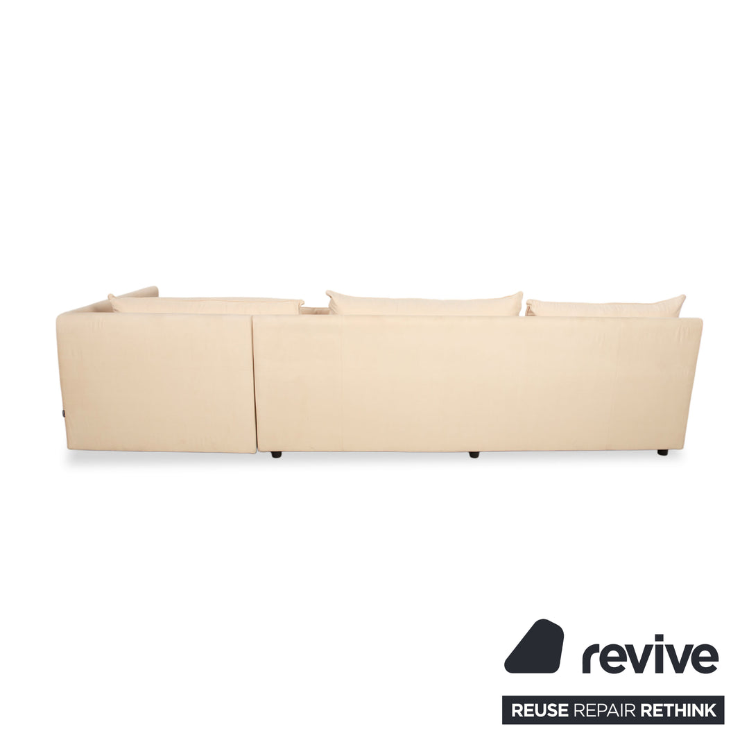 Ligne Roset Nomade 2 Stoff Ecksofa Creme Beige Braun