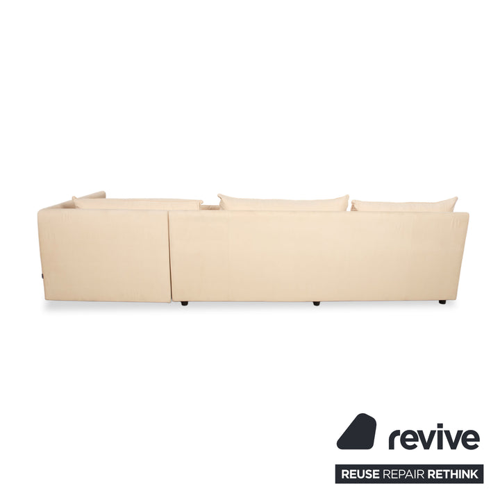 Ligne Roset Nomade 2 Stoff Ecksofa Creme Beige Braun