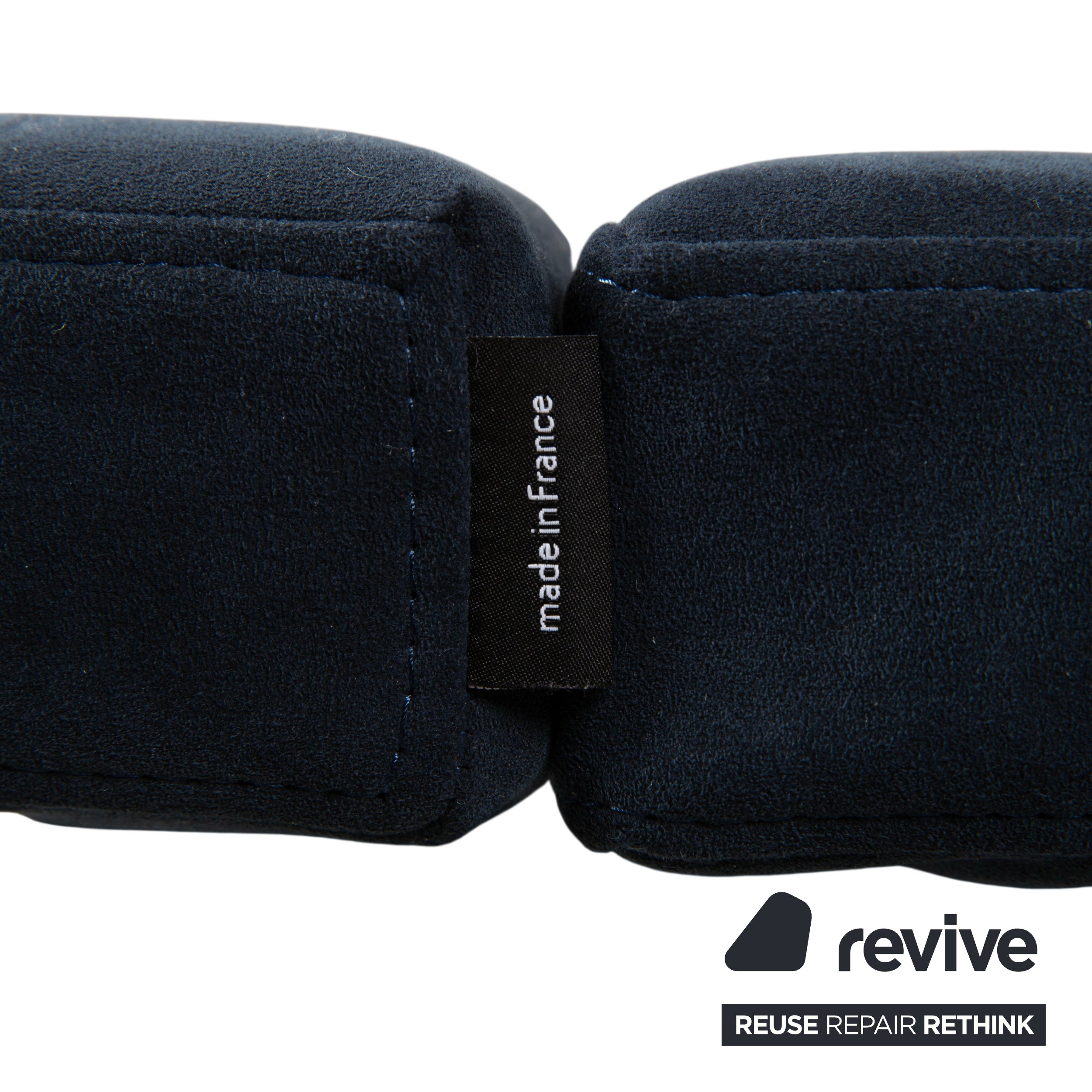 Ligne Roset Peter Maly 2 Stoff Bett Blau Grau Doppelbett manuelle Funktion