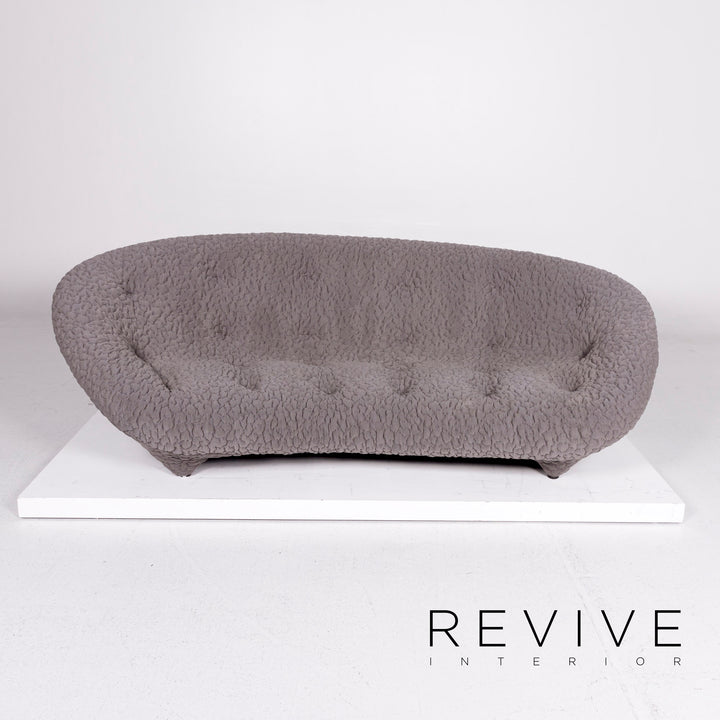 ligne roset Ploum Stoff Sofa Grau Dreisitzer Erwan & Ronan Bouroullec Couch #11052