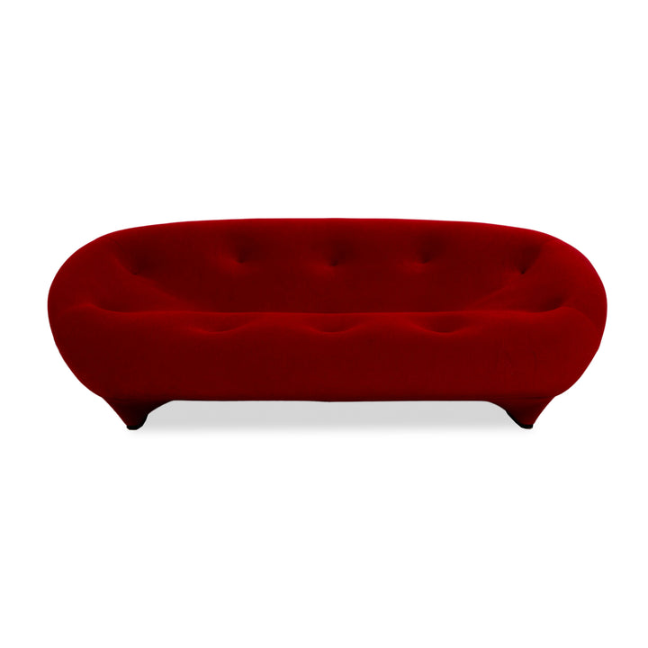 Ligne Roset Ploum Stoff Zweisitzer Rot Sofa Couch