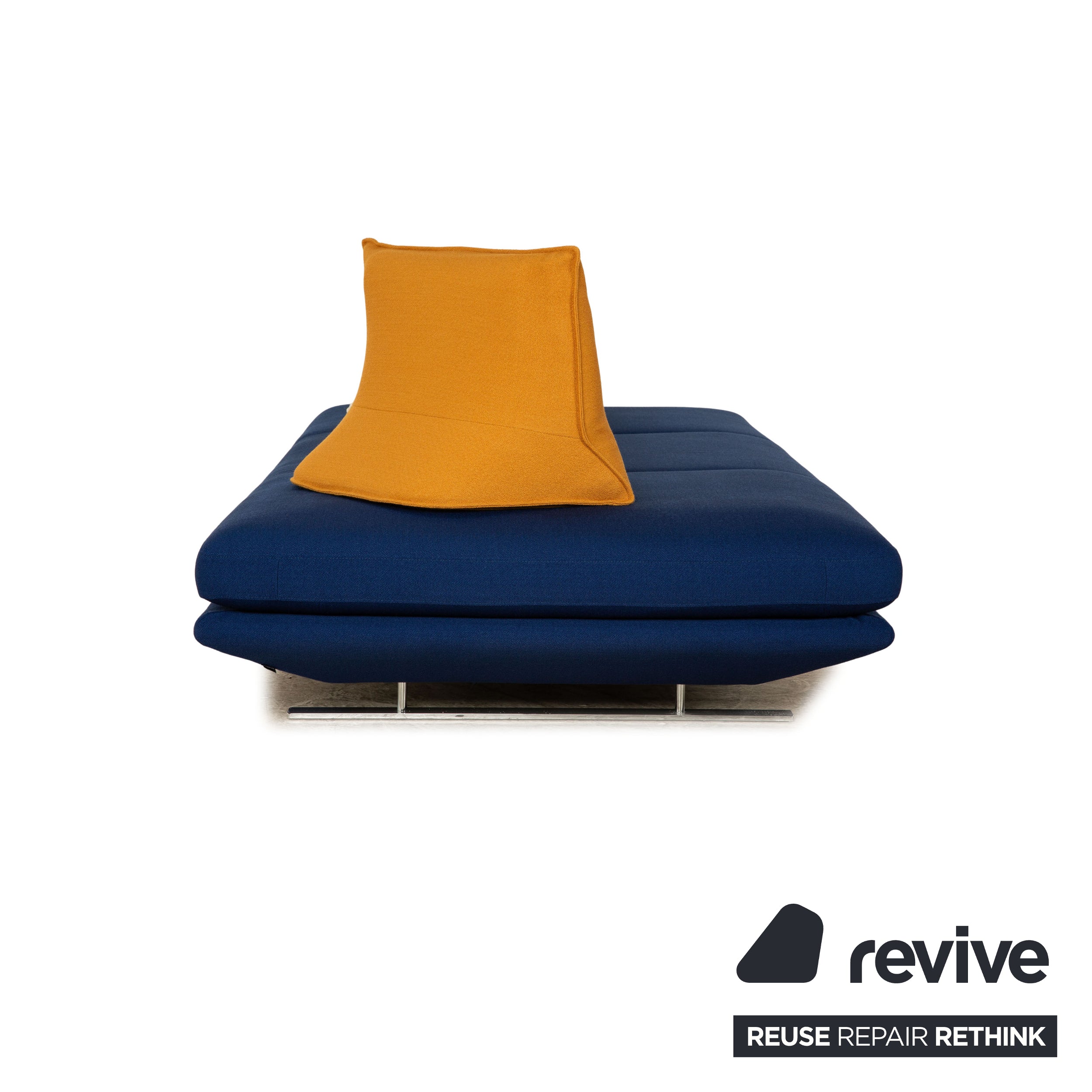 Ligne roset Prado Stoff Zweisitzer Blau manuelle Funktion Sofa Couch