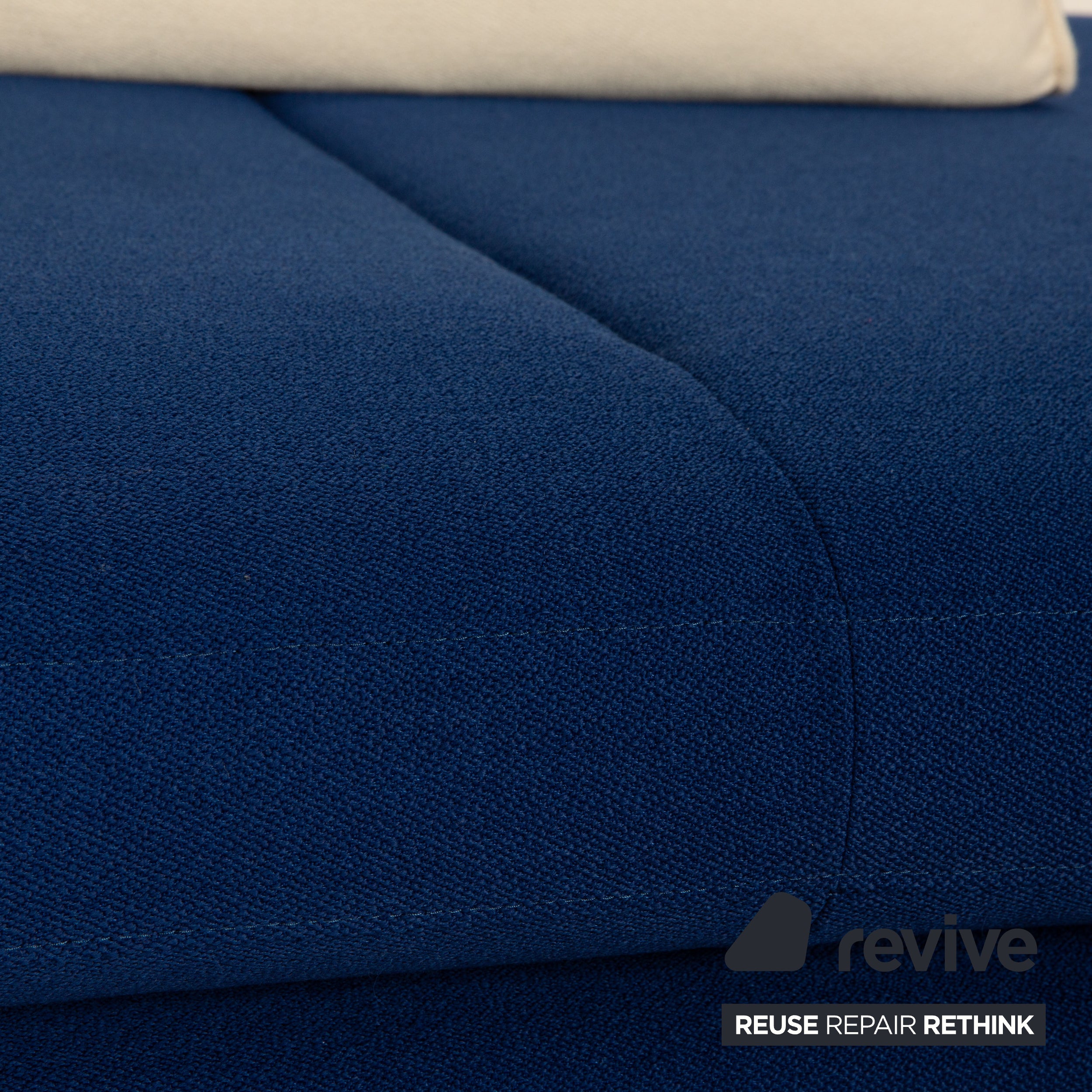 Ligne roset Prado Stoff Zweisitzer Blau manuelle Funktion Sofa Couch