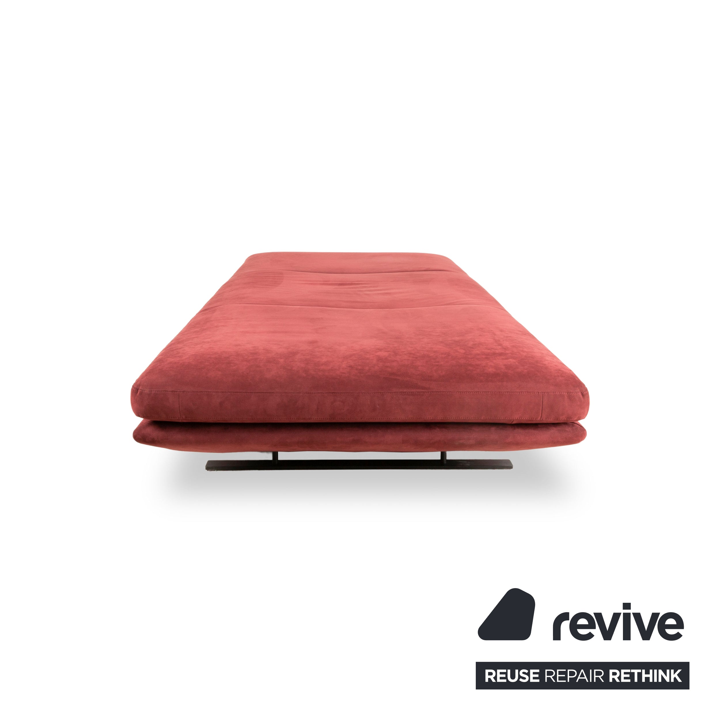 ligne roset Prado fabric lounger red dark red wine red daybed