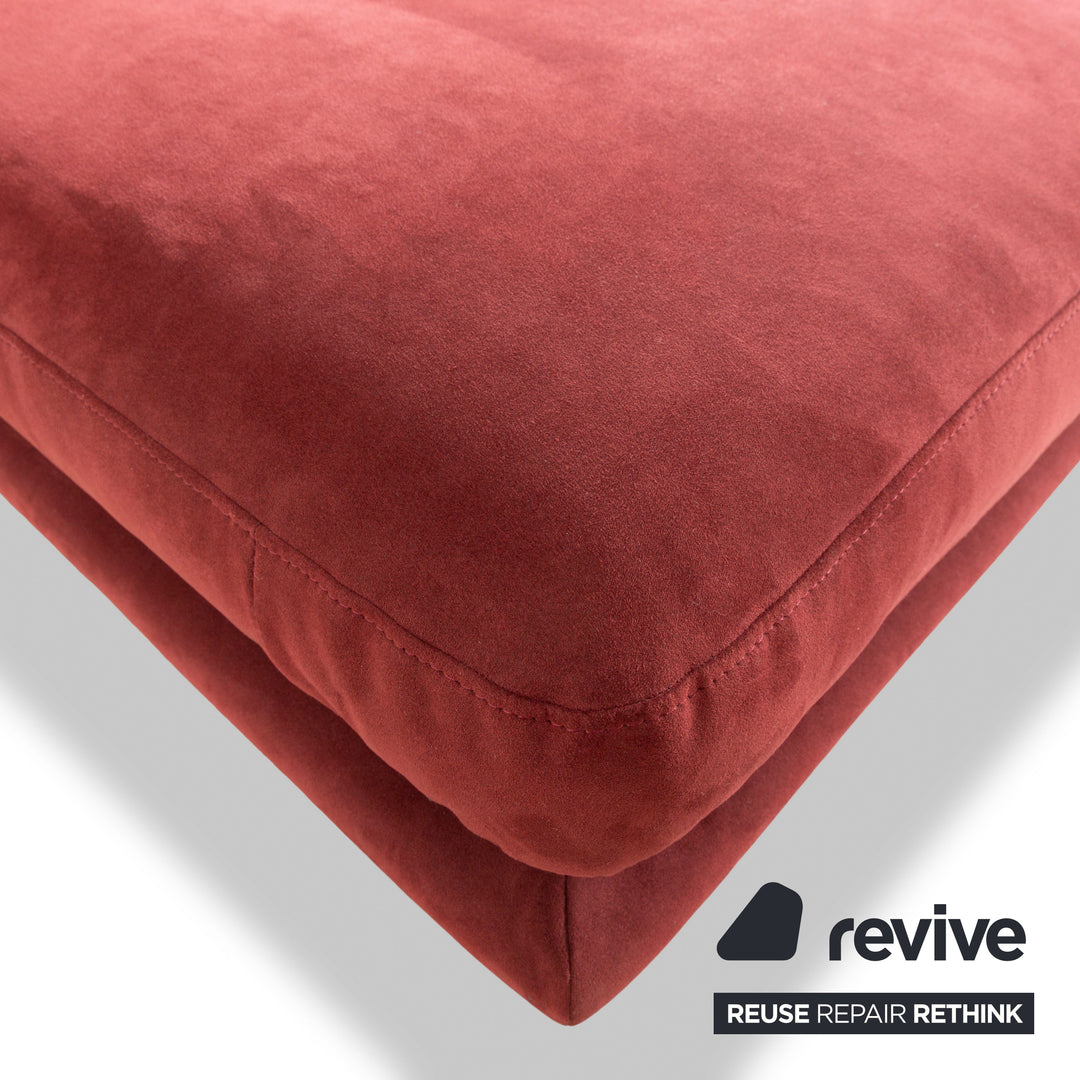 ligne roset Prado Stoff Liege Rot Dunkelrot Weinrot Daybed