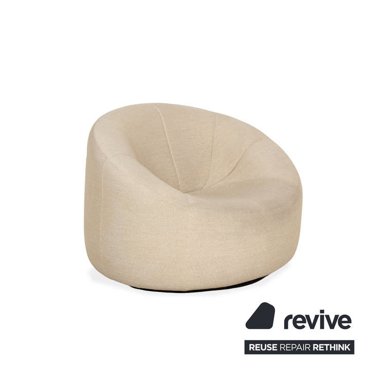 ligne roset Pumpkin fabric armchair beige sand