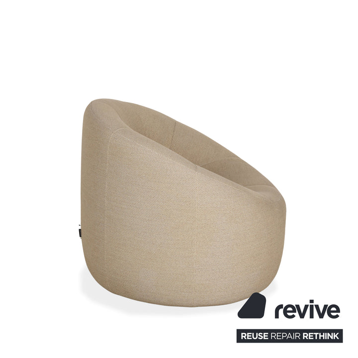 ligne roset Pumpkin fabric armchair beige sand