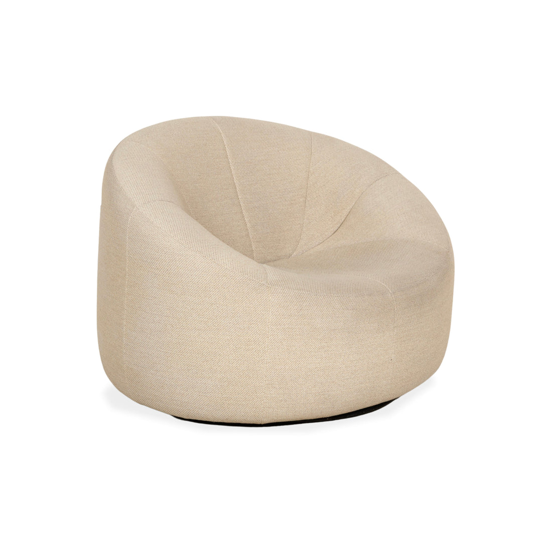 ligne roset Pumpkin fabric armchair beige sand