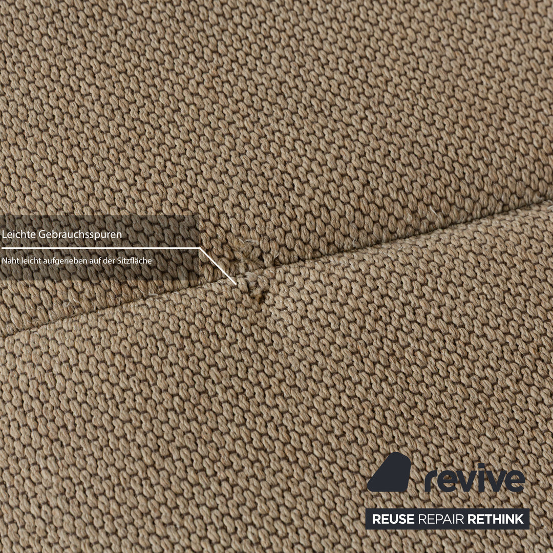 ligne roset Pumpkin fabric armchair beige sand