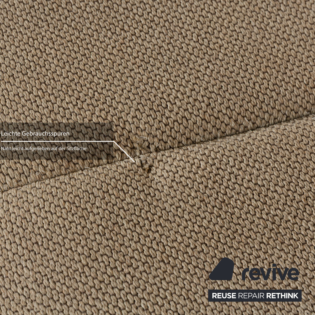 ligne roset Pumpkin fabric armchair beige sand