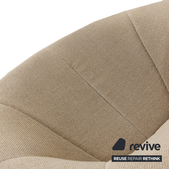 ligne roset Pumpkin fabric armchair beige sand
