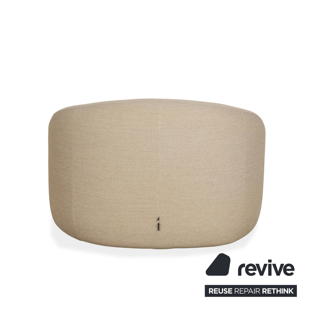 ligne roset Pumpkin fabric armchair beige sand