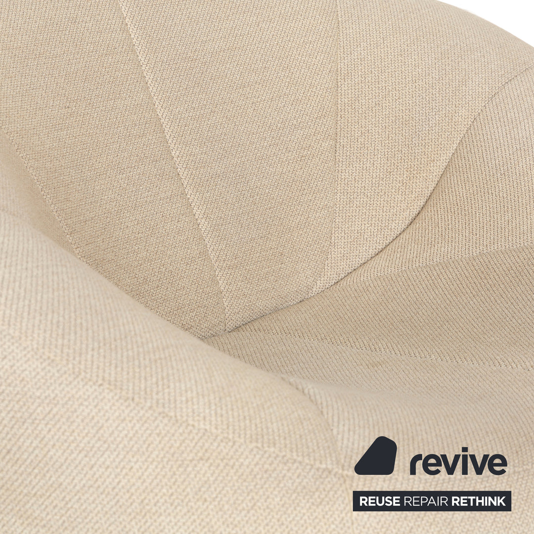 ligne roset Pumpkin fabric armchair beige sand