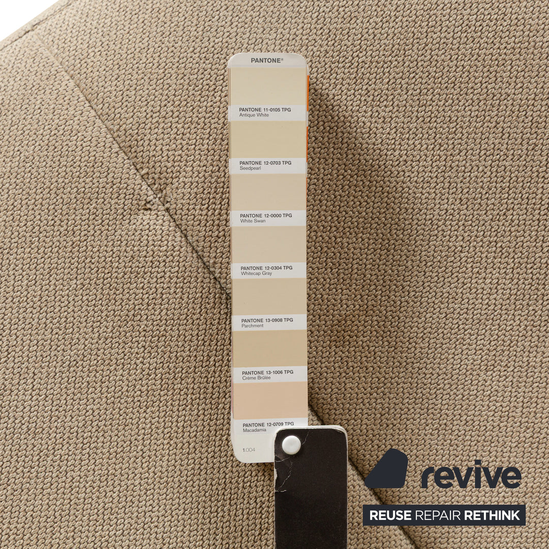 ligne roset Pumpkin fabric armchair beige sand