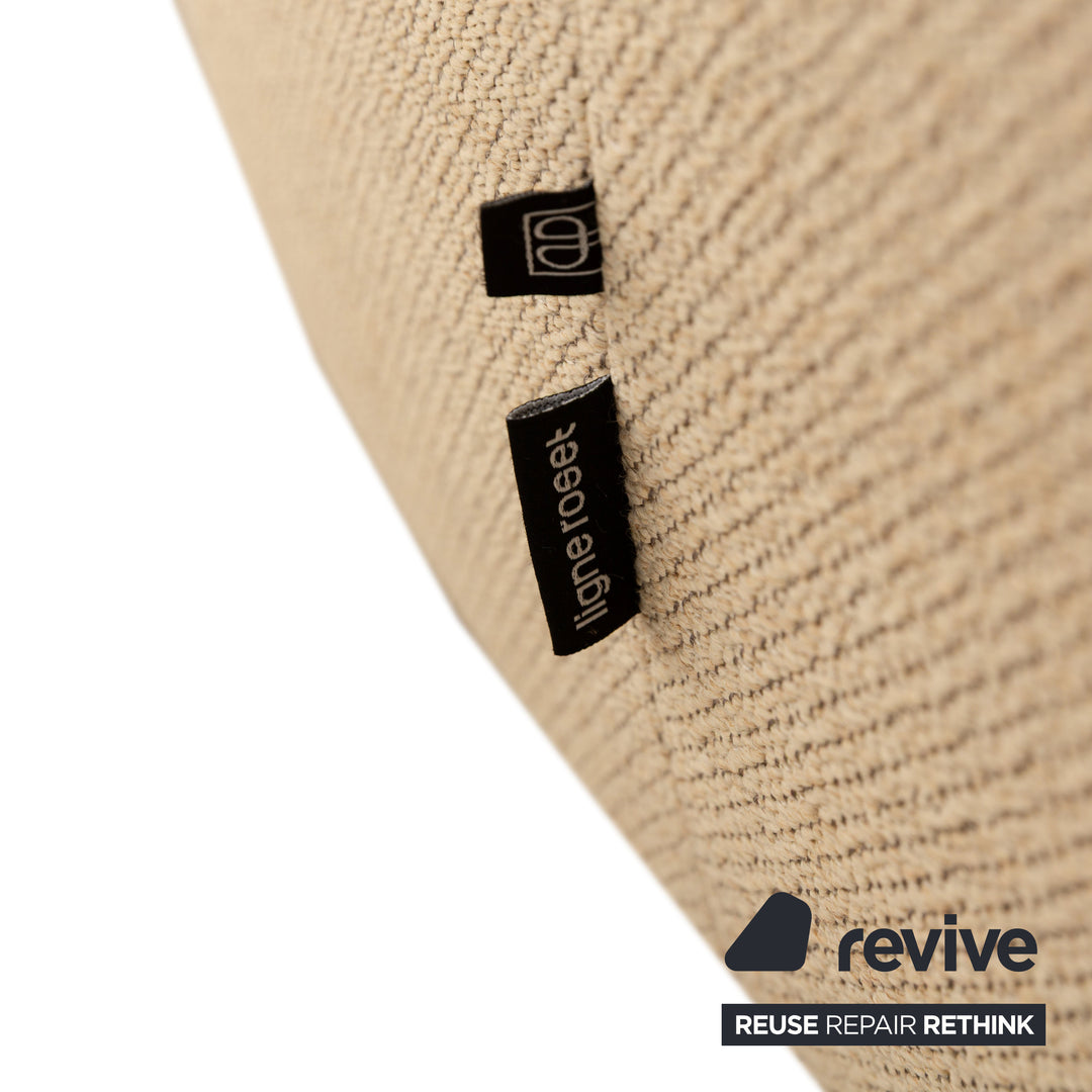 ligne roset Pumpkin fabric armchair beige sand