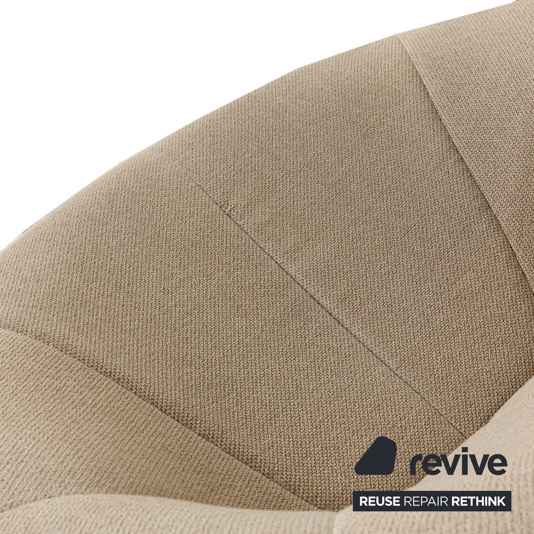 ligne roset Pumpkin fabric armchair beige sand