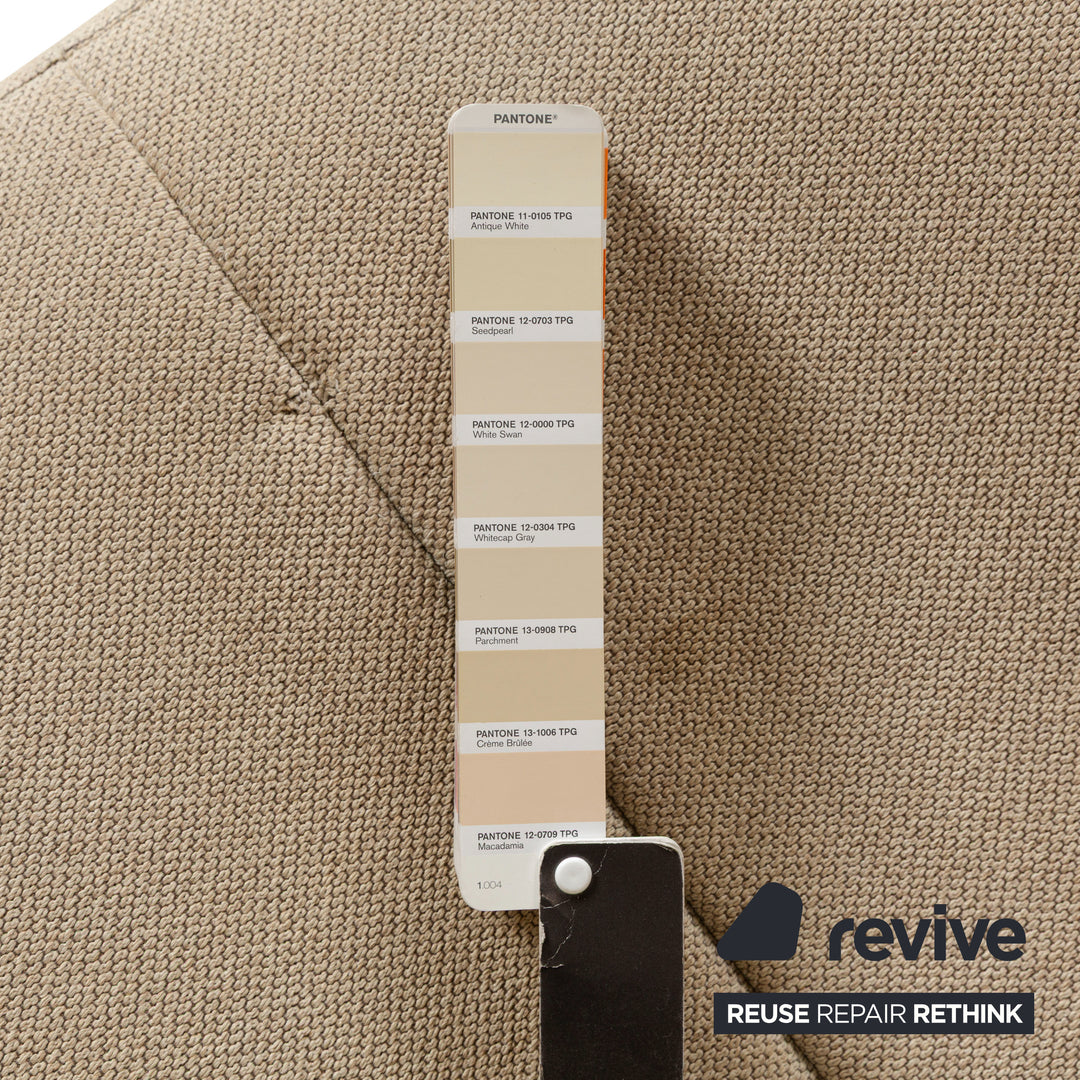 ligne roset Pumpkin fabric armchair beige sand