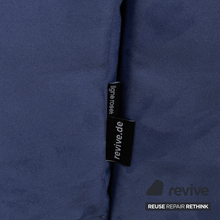 Ligne Roset Smala tissu trois places bleu nouvelle housse fonction manuelle fonction sommeil