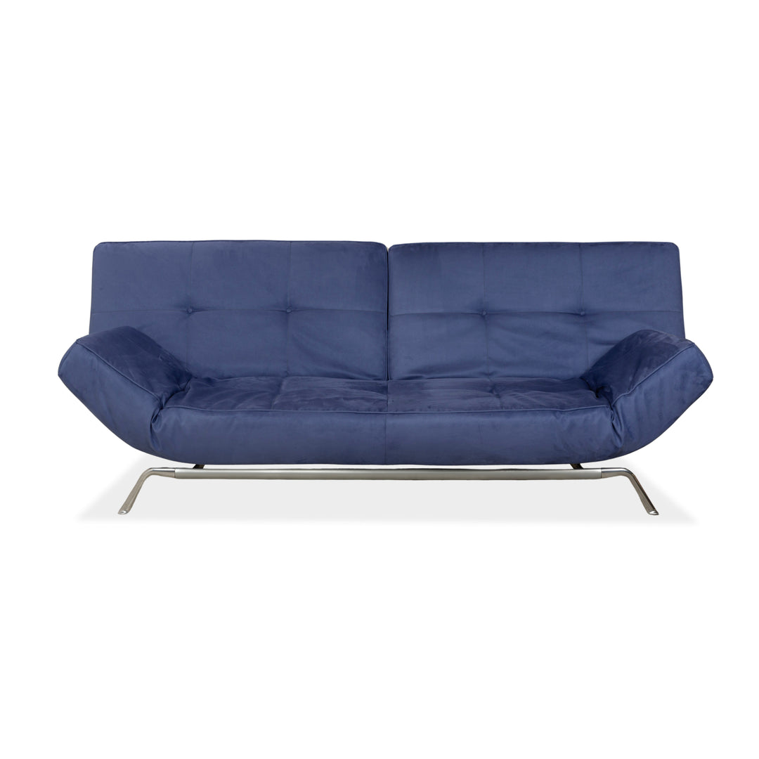 Ligne Roset Smala tissu trois places bleu nouvelle housse fonction manuelle fonction sommeil