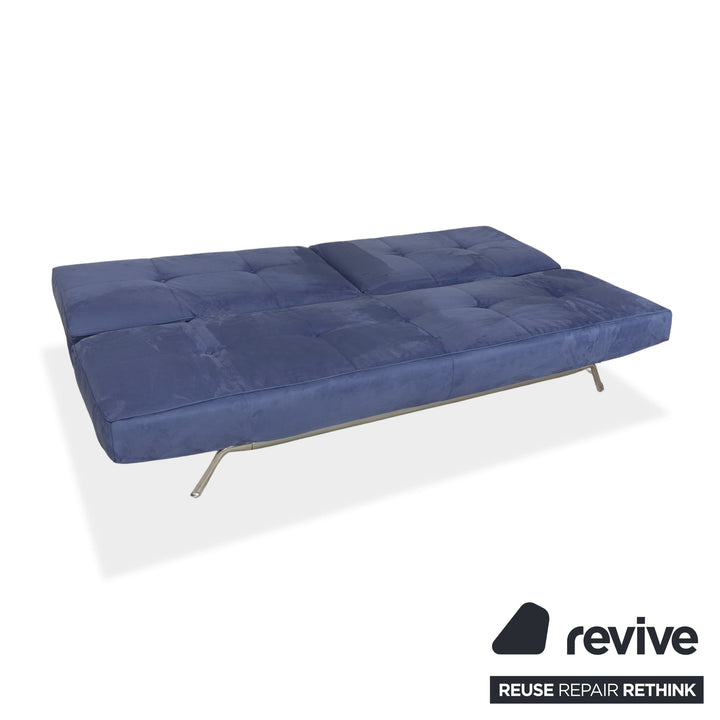 Ligne Roset Smala tissu trois places bleu nouvelle housse fonction manuelle fonction sommeil