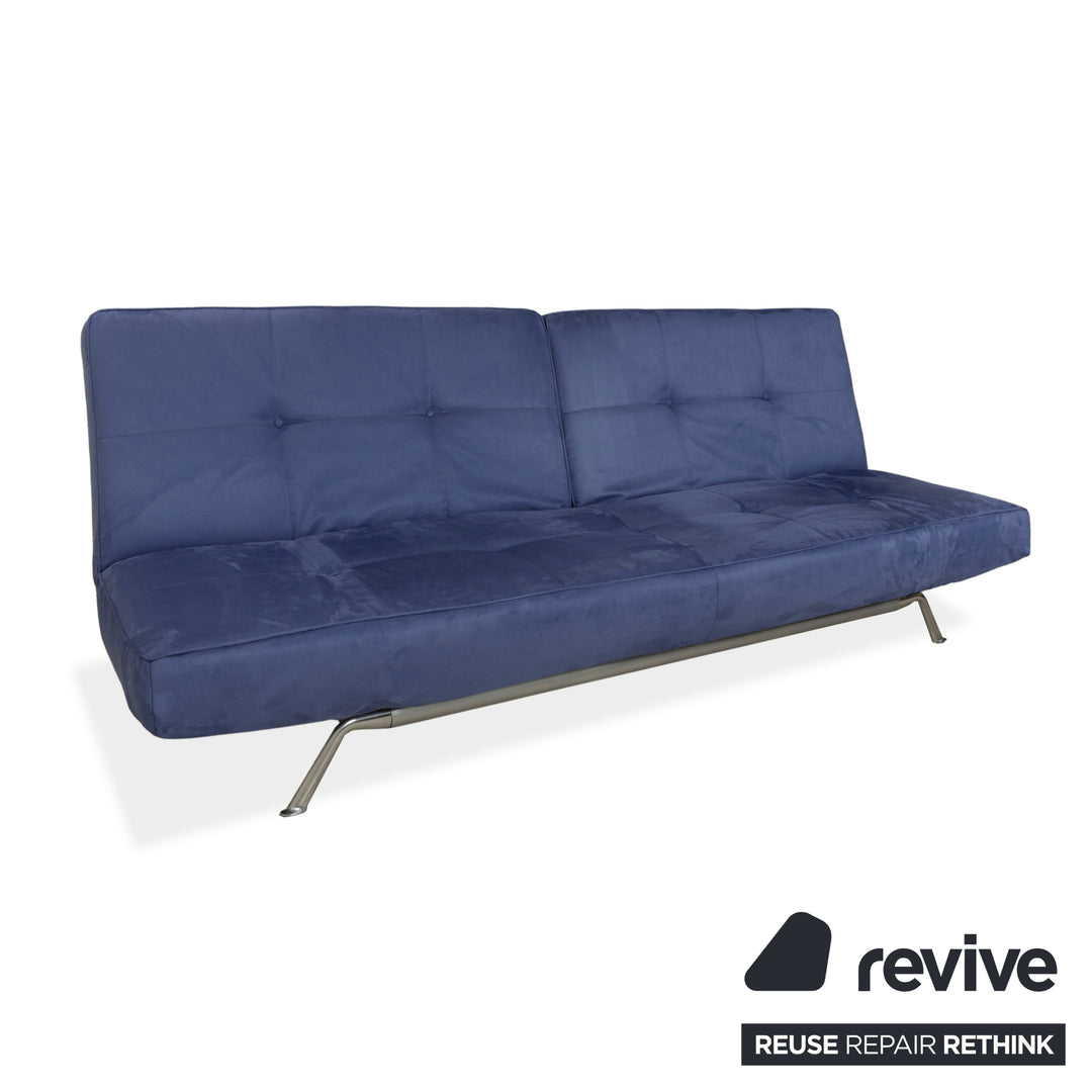 Ligne Roset Smala tissu trois places bleu nouvelle housse fonction manuelle fonction sommeil