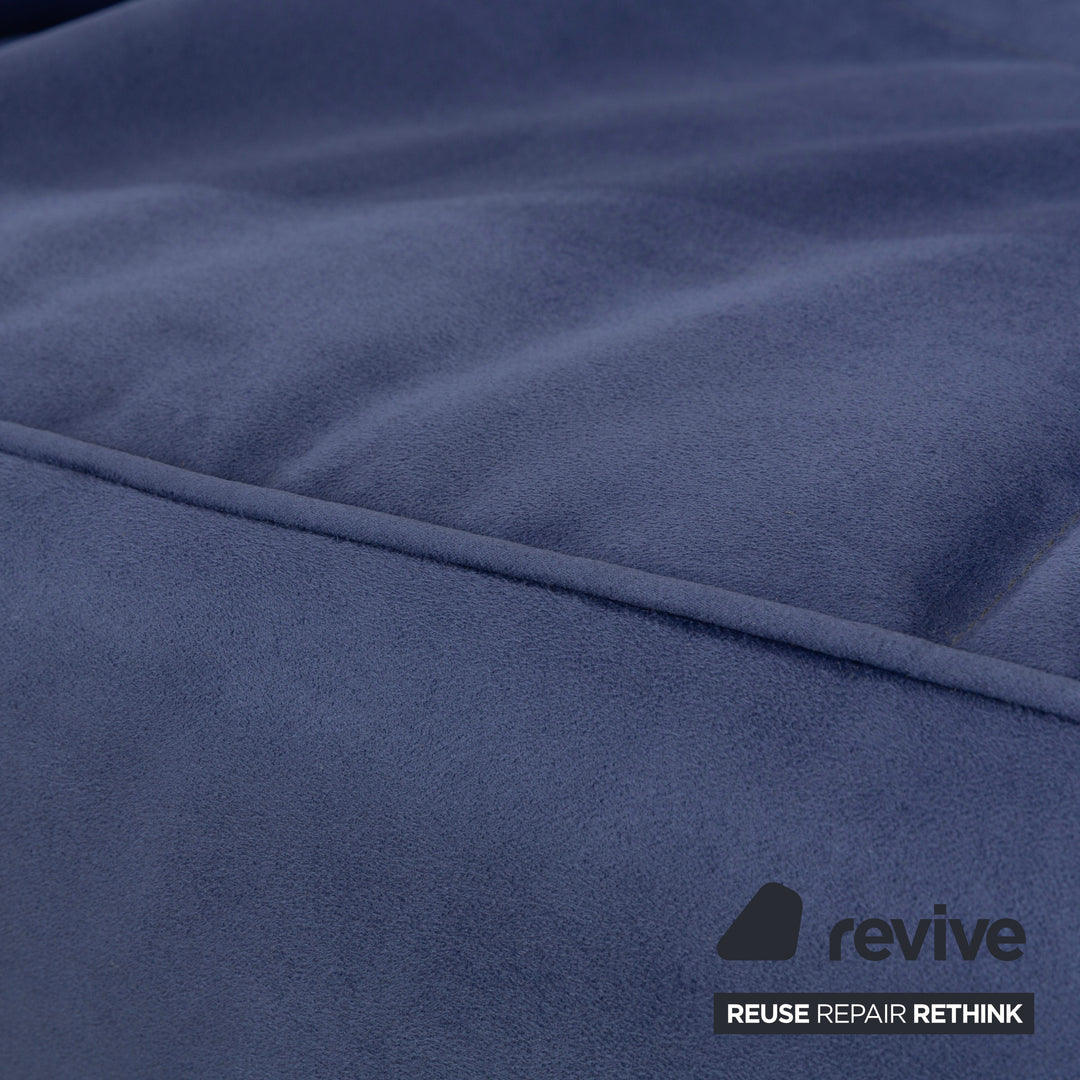 Ligne Roset Smala tissu trois places bleu nouvelle housse fonction manuelle fonction sommeil