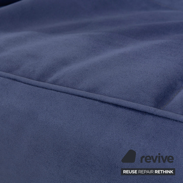 Ligne Roset Smala tissu trois places bleu nouvelle housse fonction manuelle fonction sommeil