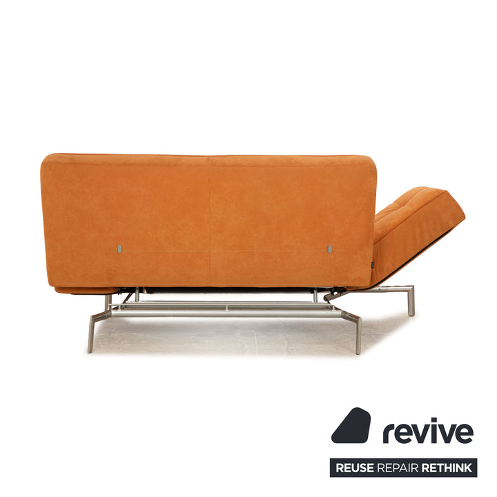 ligne roset Smala Stoff Dreisitzer Orange manuelle Funktion Sofa Couch Schlafsofa