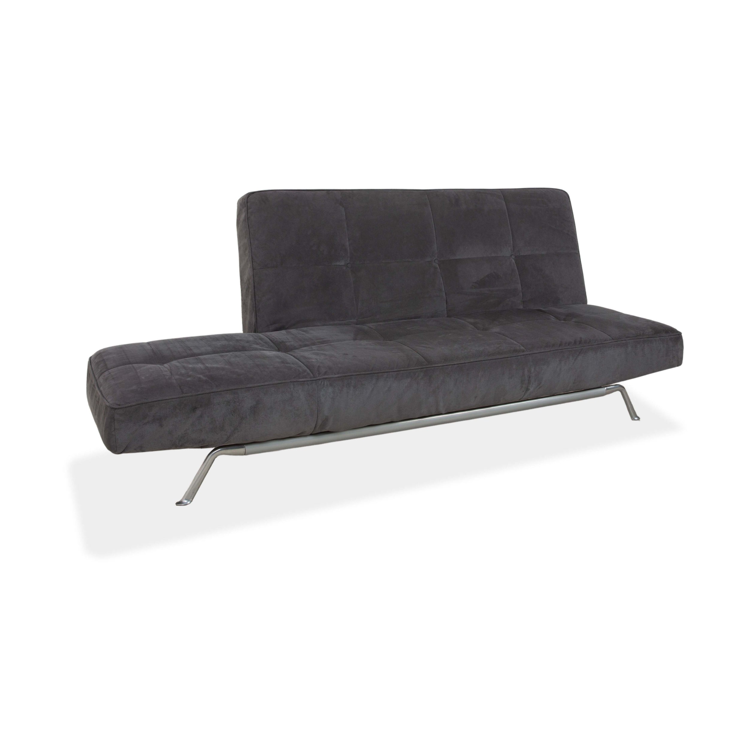 ligne roset Smala fabric three-seater sofa couch grey manual function