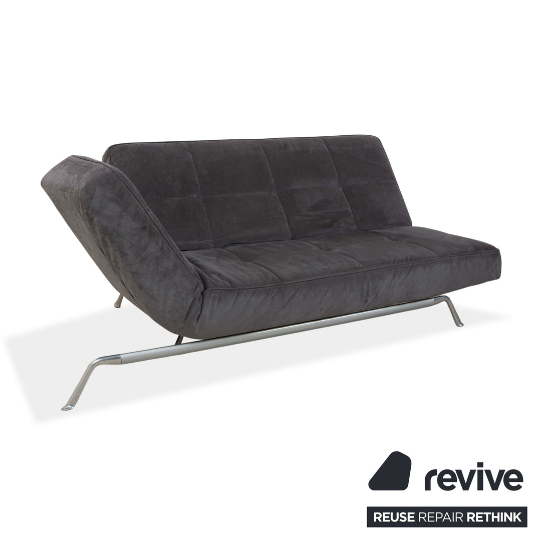 ligne roset Smala Stoff Dreisitzer Sofa Couch Grau manuelle Funktion