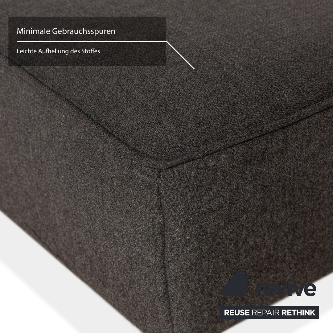 Ligne Roset Smala Fabric Stool Grey