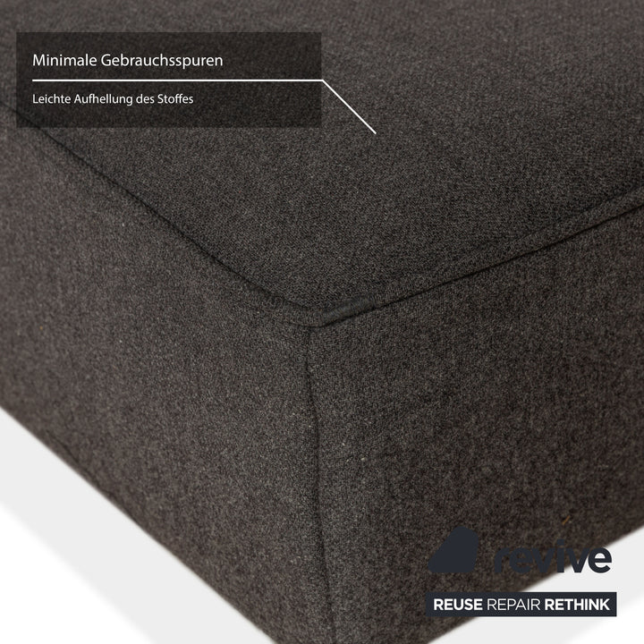 Ligne Roset Smala Fabric Stool Grey