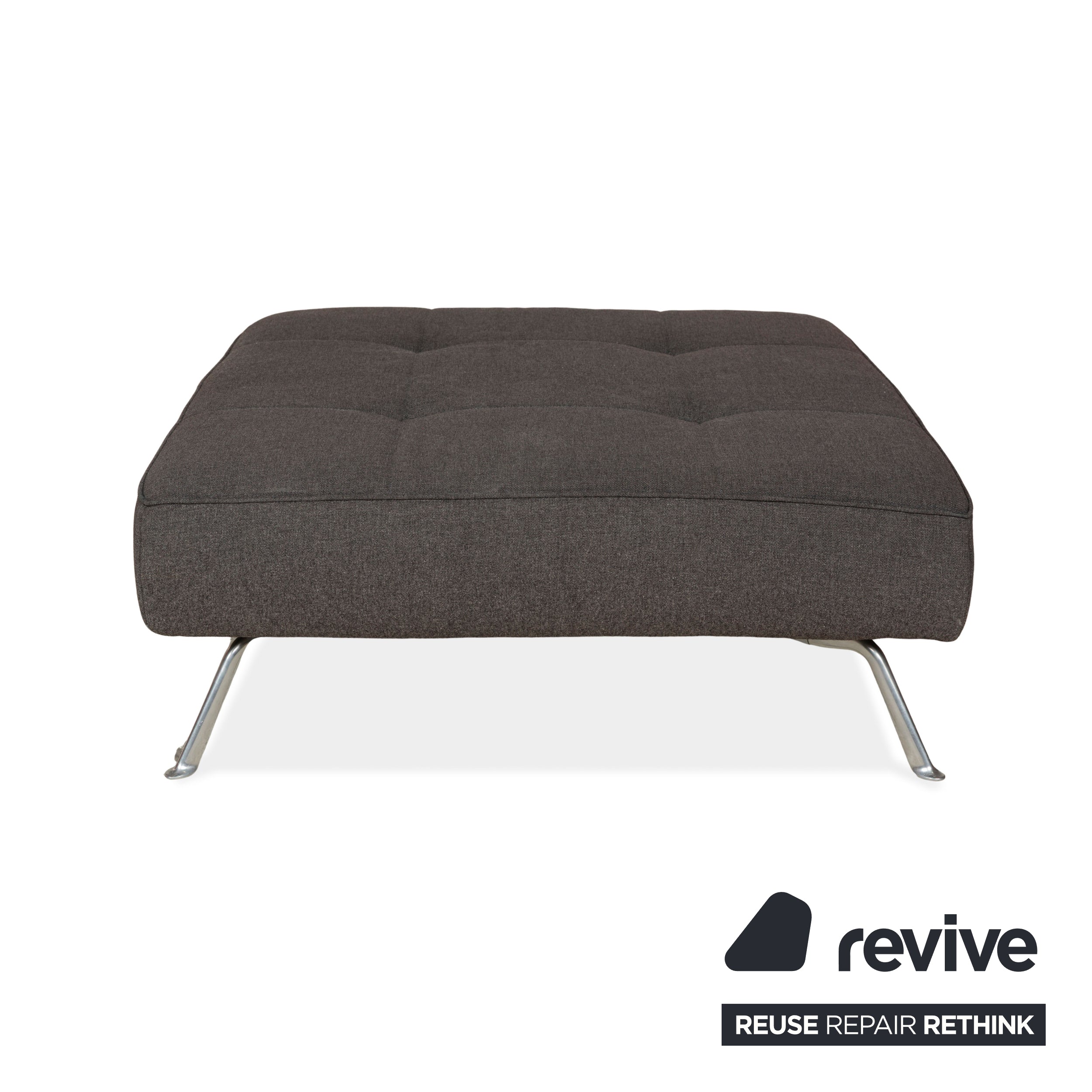 Tabouret Smala en tissu gris Ligne Roset