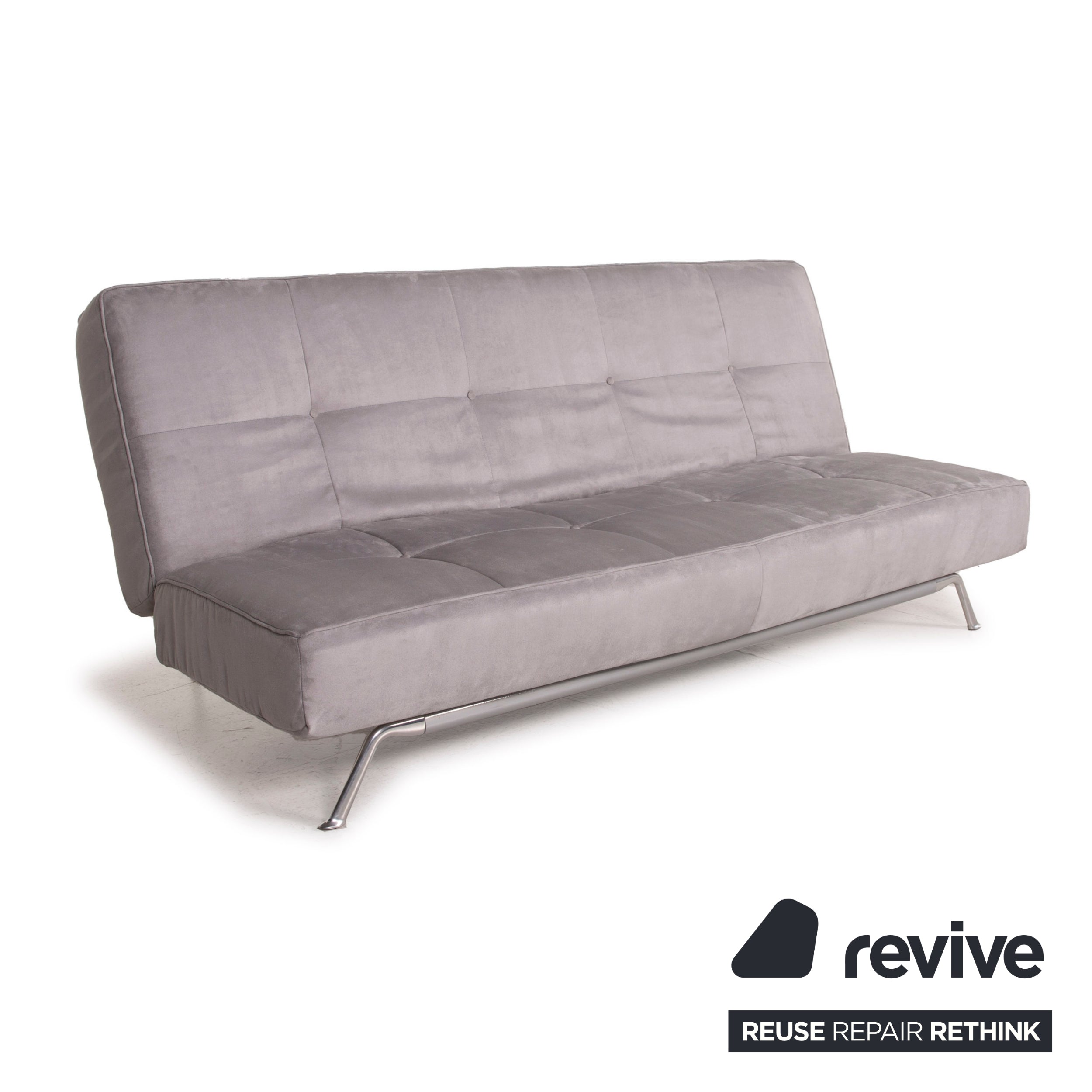 ligne roset Smala Stoff Sofa Grau Dreisitzer Funktion Liegefunktion Schlaffunktion