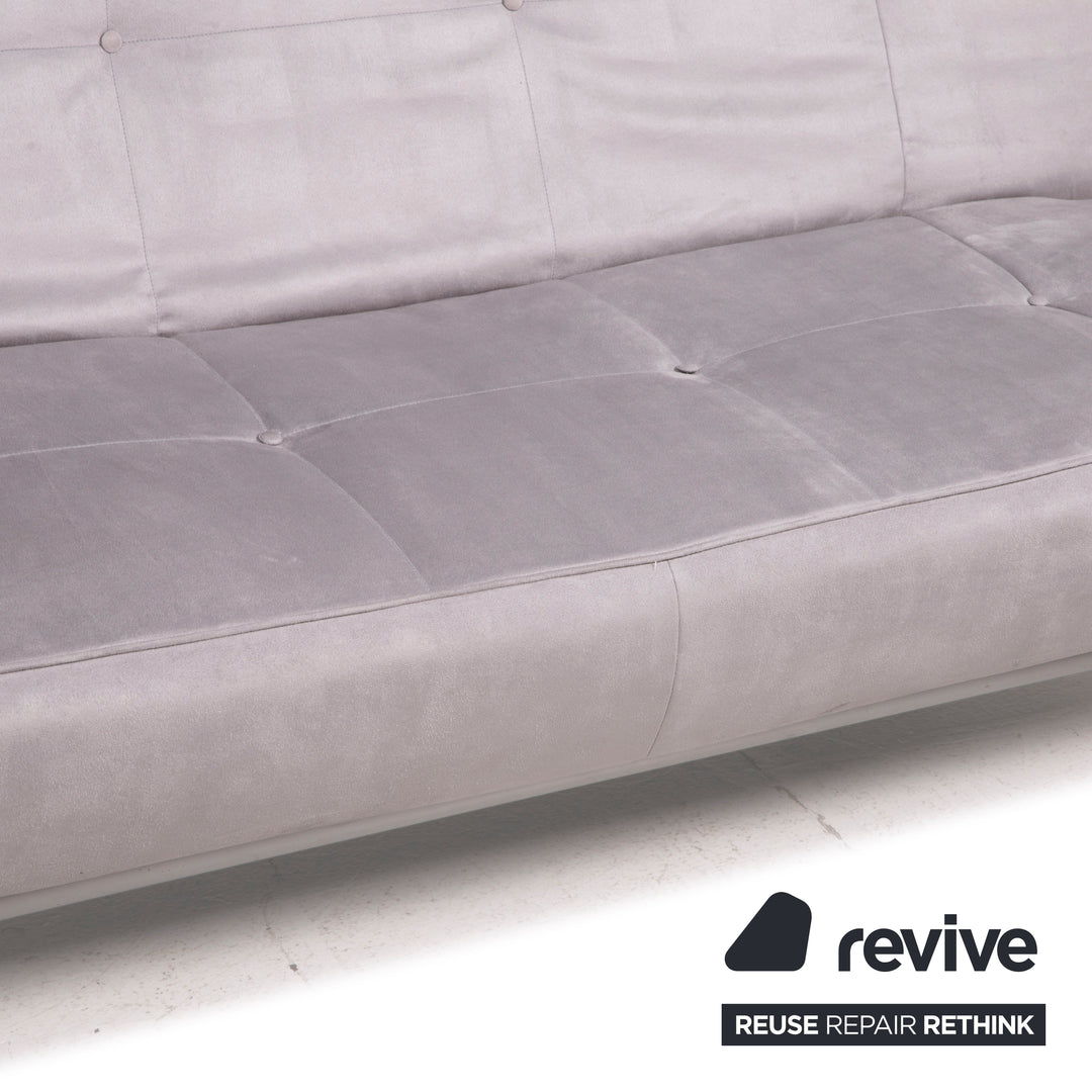 ligne roset Smala fabric sofa gray three-seater function reclining function sleeping function