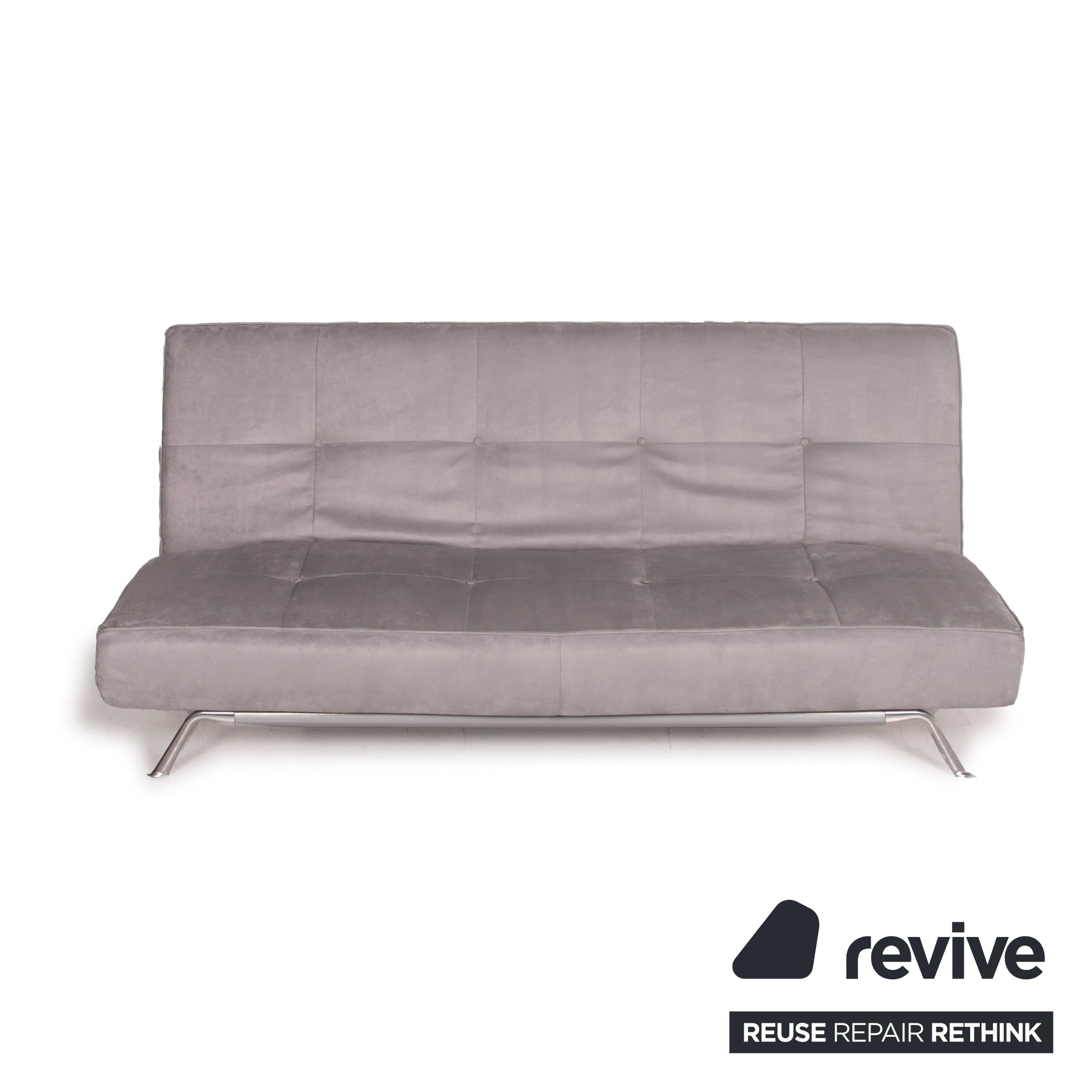 ligne roset Smala Stoff Sofa Grau Dreisitzer Funktion Liegefunktion Schlaffunktion