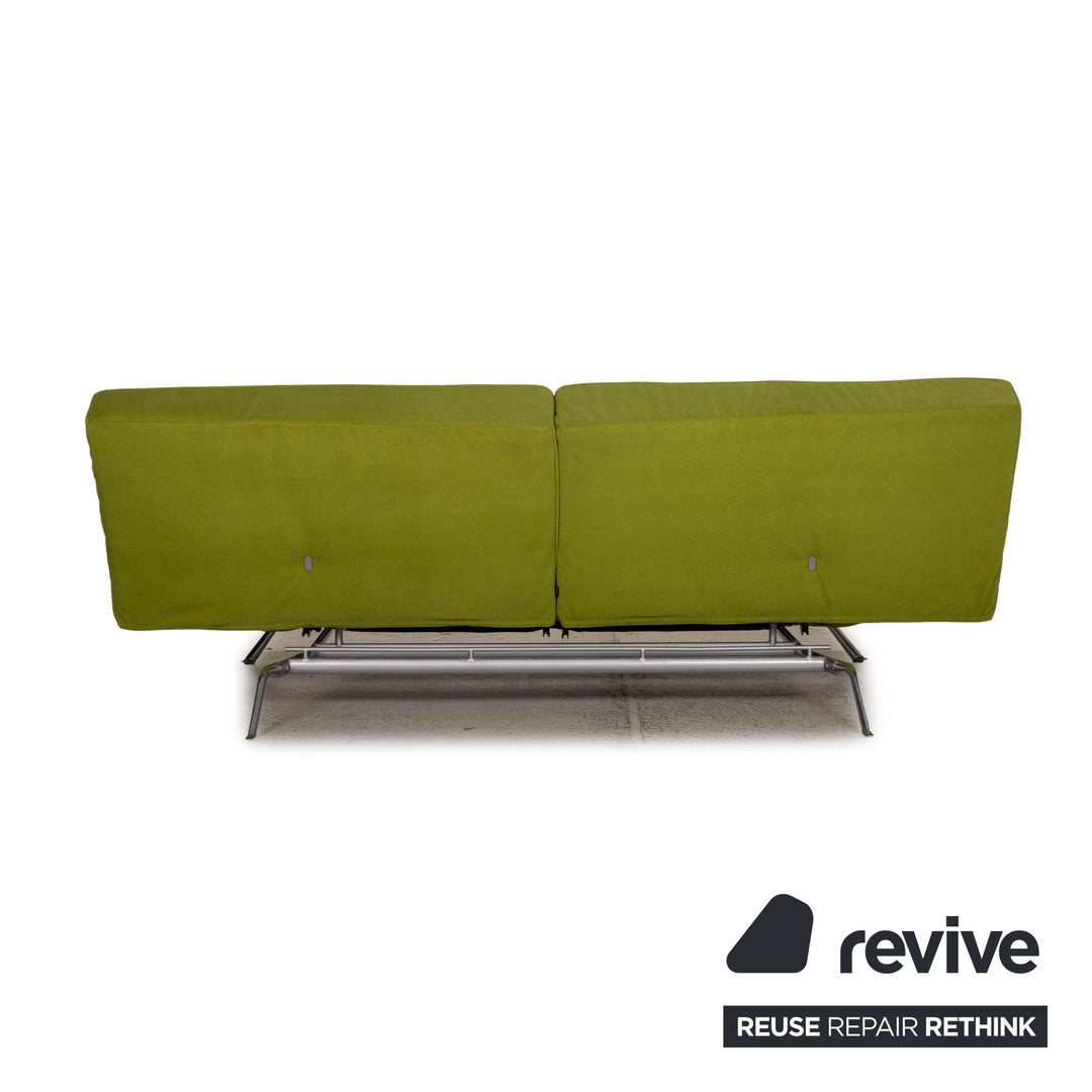 ligne roset Smala Stoff Sofa Grün Dreisitzer Couch Funktion Schlaffunktion