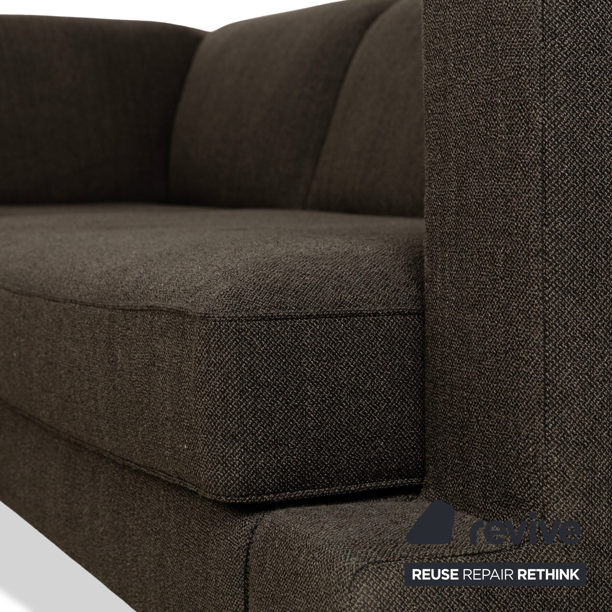 ligne roset fabric corner sofa grey sofa couch