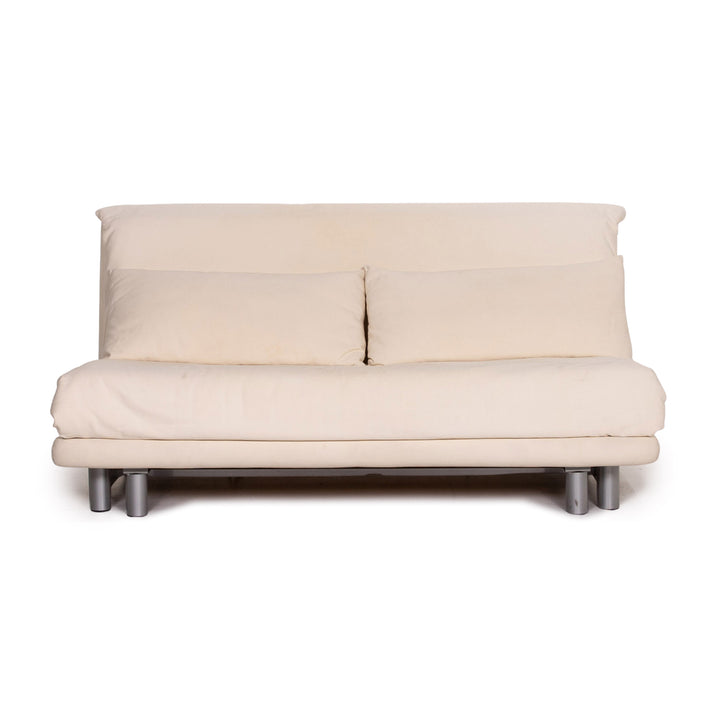 Ligne Roset stoffen slaapbank crème tweezitter met slaapfunctie bank #14818