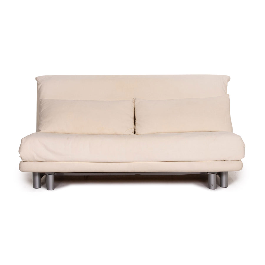 Ligne Roset stoffen slaapbank crème tweezitter met slaapfunctie bank #14818