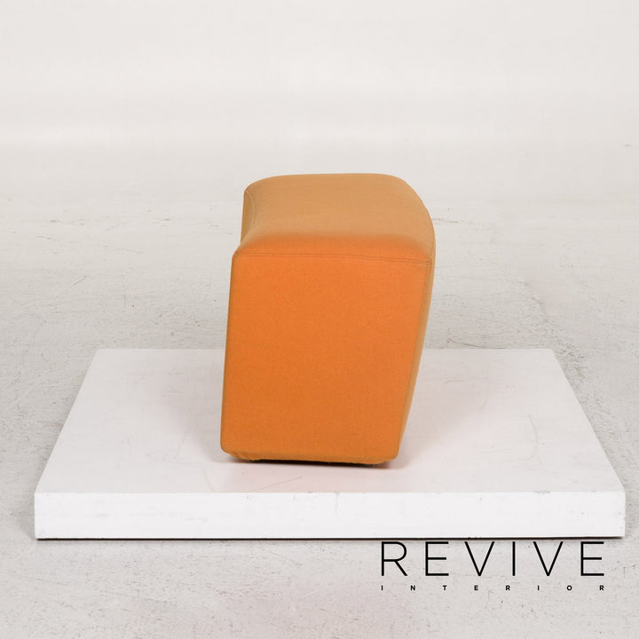ligne roset fabric armchair incl. stool Orange #13263