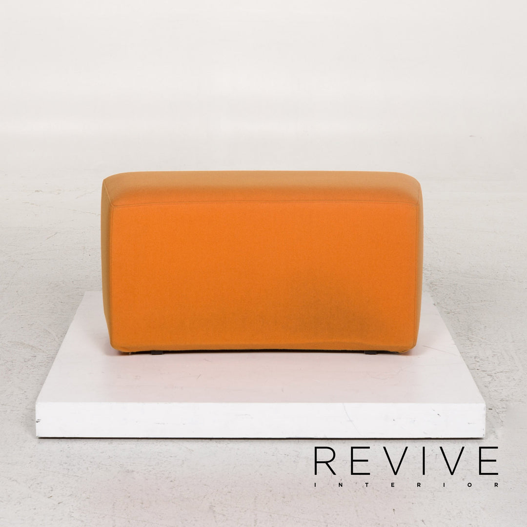 ligne roset fabric armchair incl. stool Orange #13263